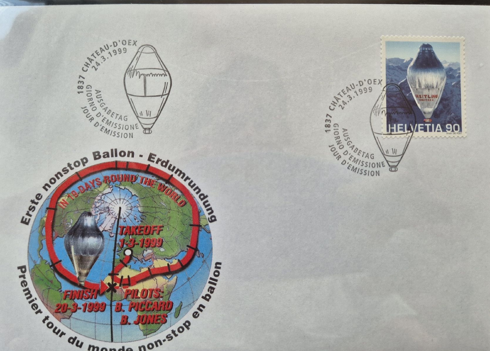 Tutti i francobolli: Schweizer Luftfahrt Pioniere Briefmarken-Sammlung Top! – Usato da Niederglatt ZH venduto da s_trio 3