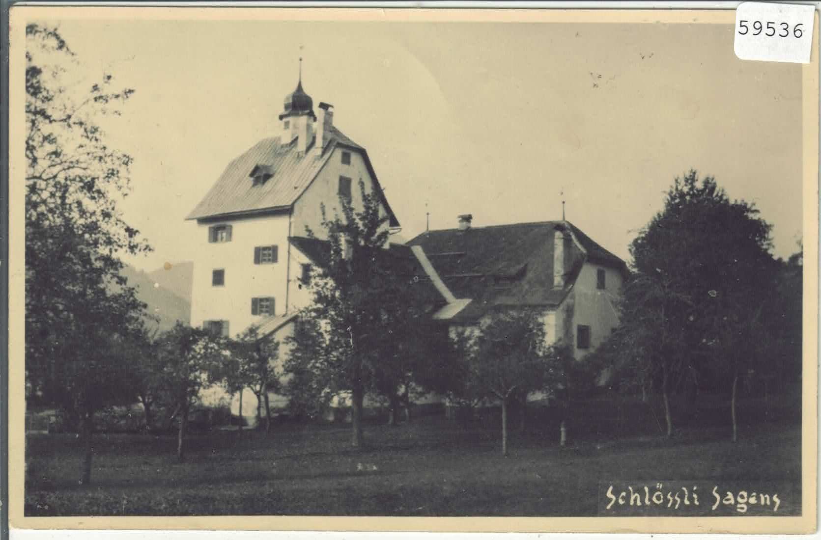 Cartoline postali: Schlössli Aspermont - Sagogn – Usato da Ettingen venduto da Kartenplanet