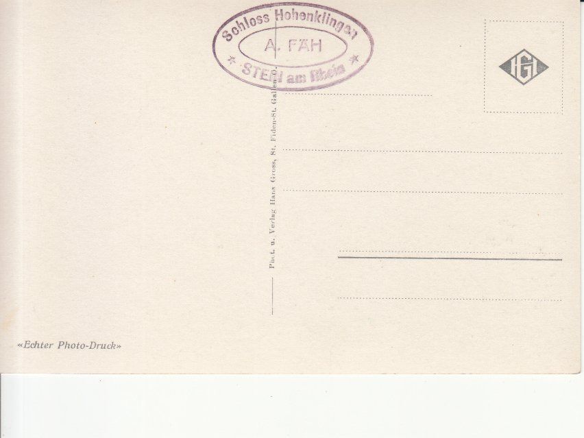 Cartoline postali: Stein am Rhein, ca. 1940 – Usato da Bürglen TG venduto da StampGraf 1