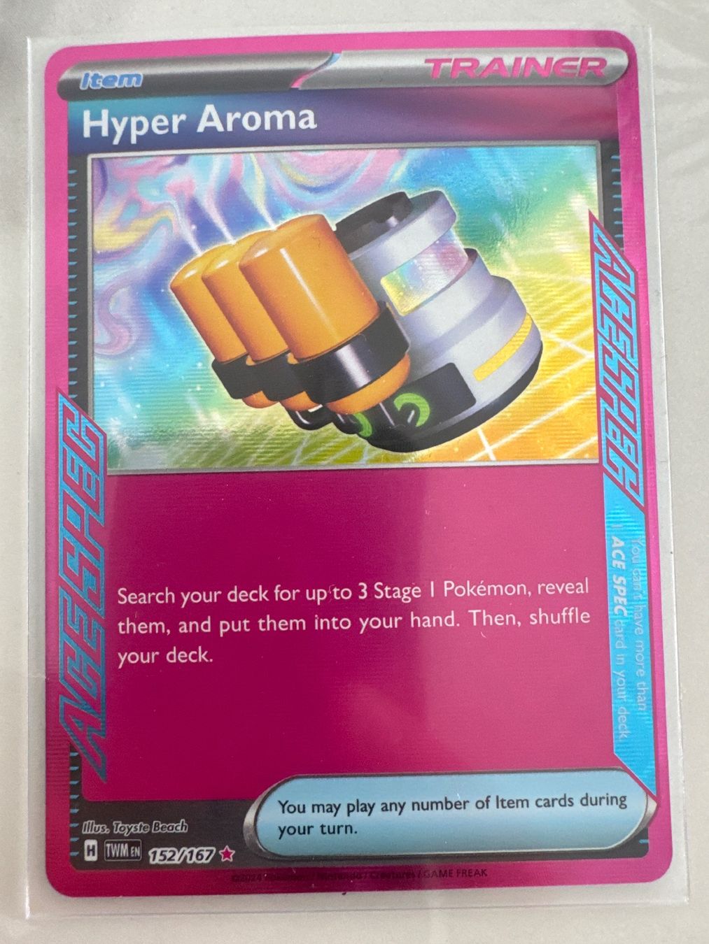 Pokémon Carte collezionabili: Hyper Aroma TWM152 EN - Twilight Masquerade – Nuovo (secondo la descrizione) da Wil SG venduto da Prof.Eich