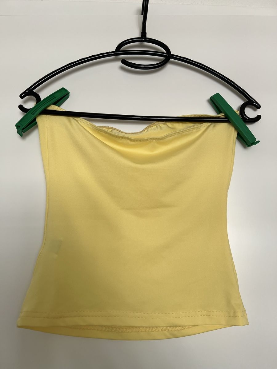 Shein Top: Gelbes Bandeau-Top – Usato da Dietikon venduto da Mischi2167 1