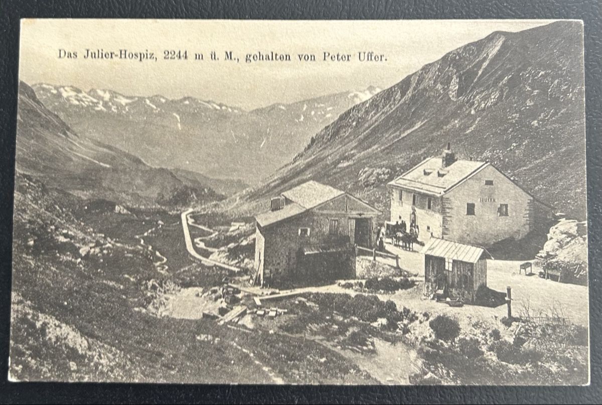 Cartes postales: Julier Hospiz  – D'occasion à Horw par Tellbub