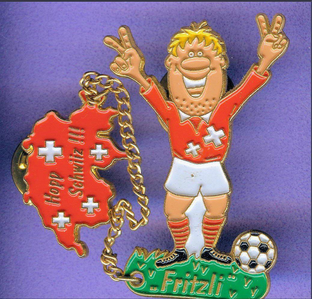 Plaquettes & Badges: 2 Pins  Hopp Schwiiz !!   Fritzli   – D'occasion à Winterthur par Sammleroase