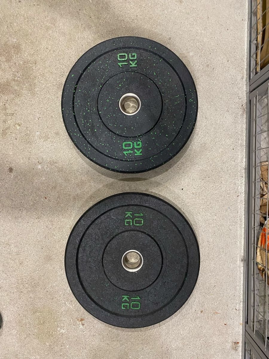 Hanteln & Gewichte: 10 kg bumper plates x2 – Gebraucht aus Neuchatel von Baybukalemun