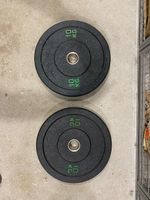10 kg bumper plates x2