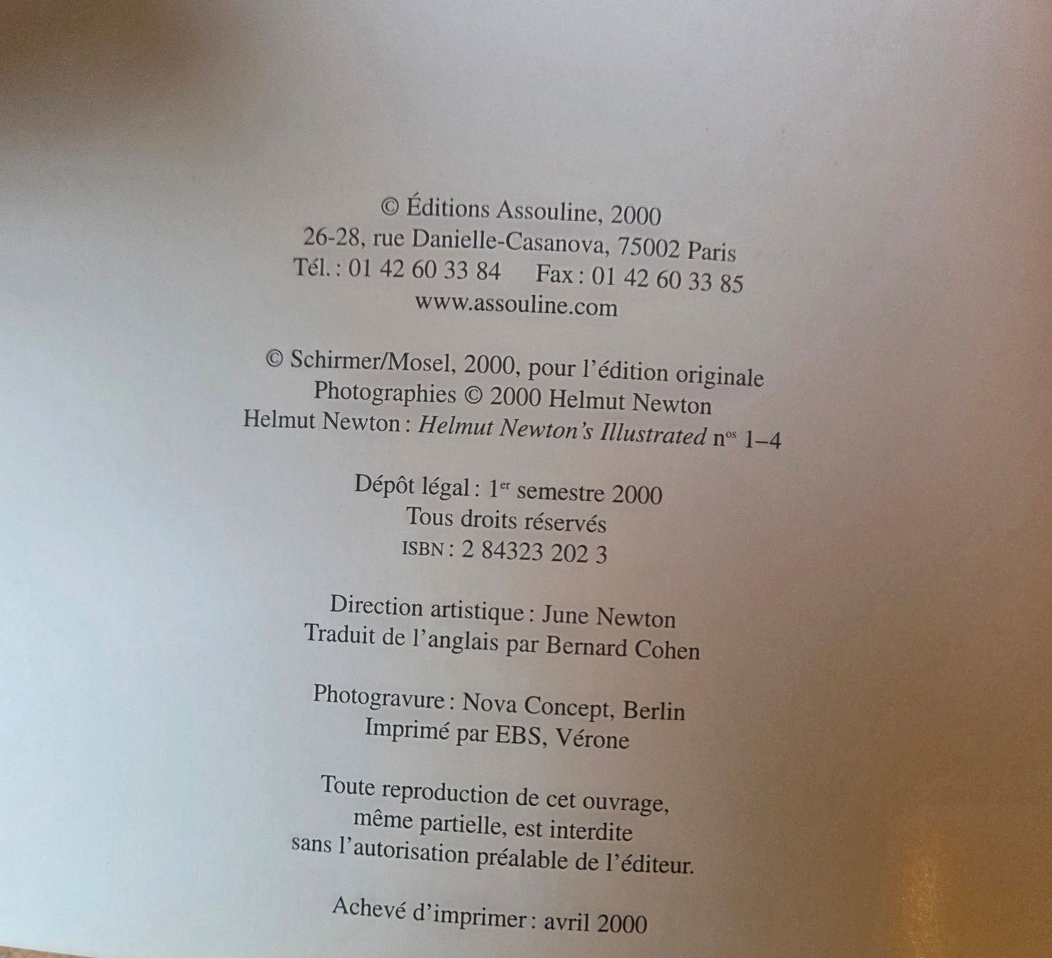 Bücher: Helmut Newton's Illustrated No 1-4 – Gebraucht aus Conches von mrp_qpt5 1