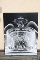 Schwarzweiss-Bild eines Brunnen-Meisterwerks! (23x32cm)