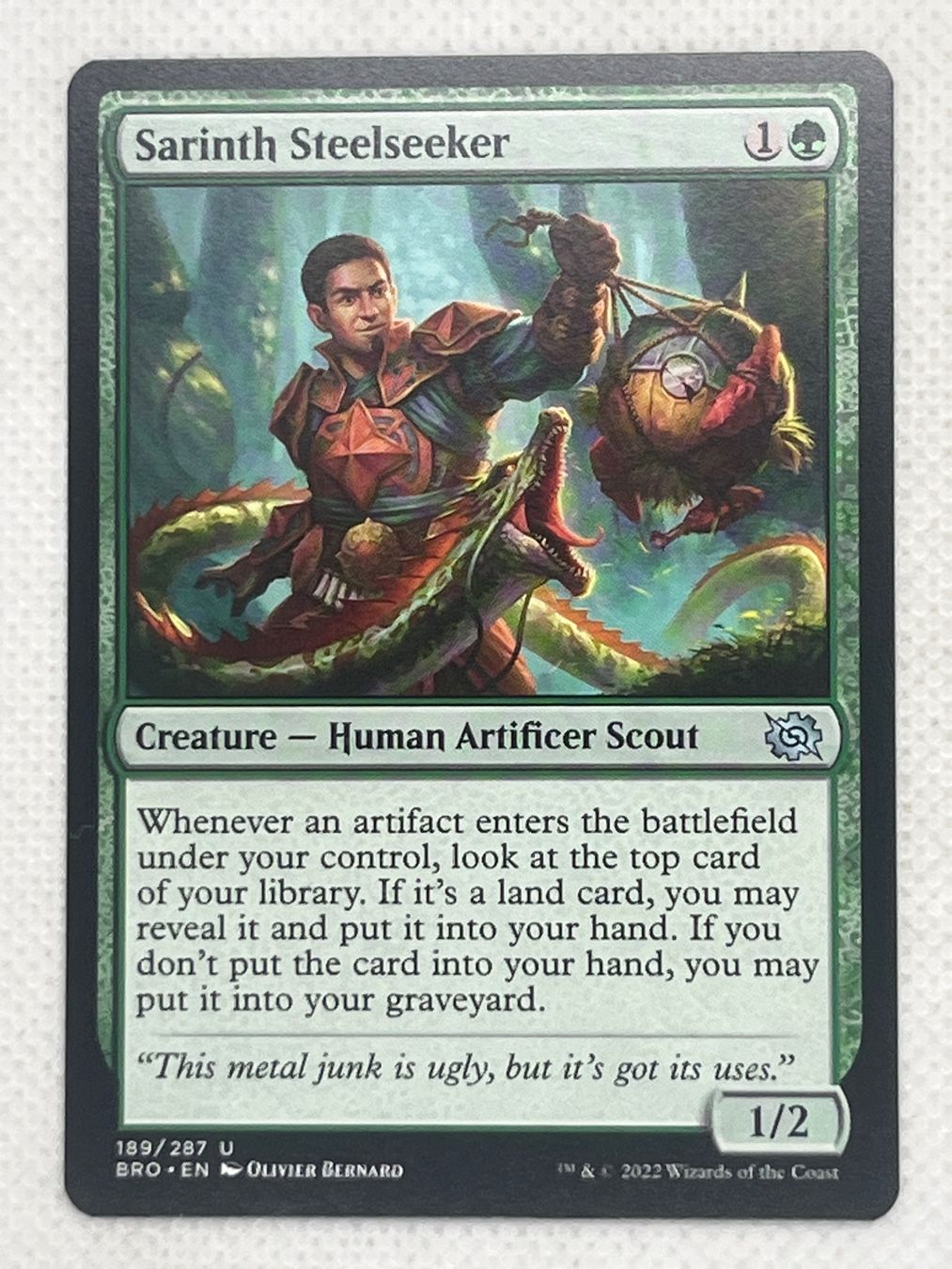 Magic The Gathering Sammelbilder & Trading cards: Sarinith Steelseeker MTG Karte – Gebraucht aus Hinterkappelen von Kim1992