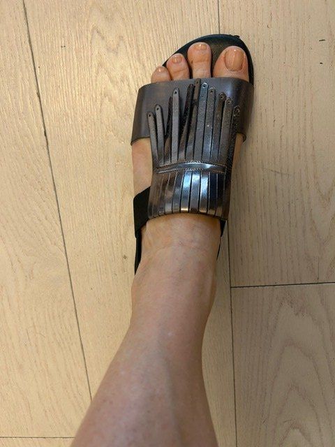 Scarpe da donna: sandalo color argento/bronzo nr 39 – Usato da Lugano venduto da camillapersempre 1