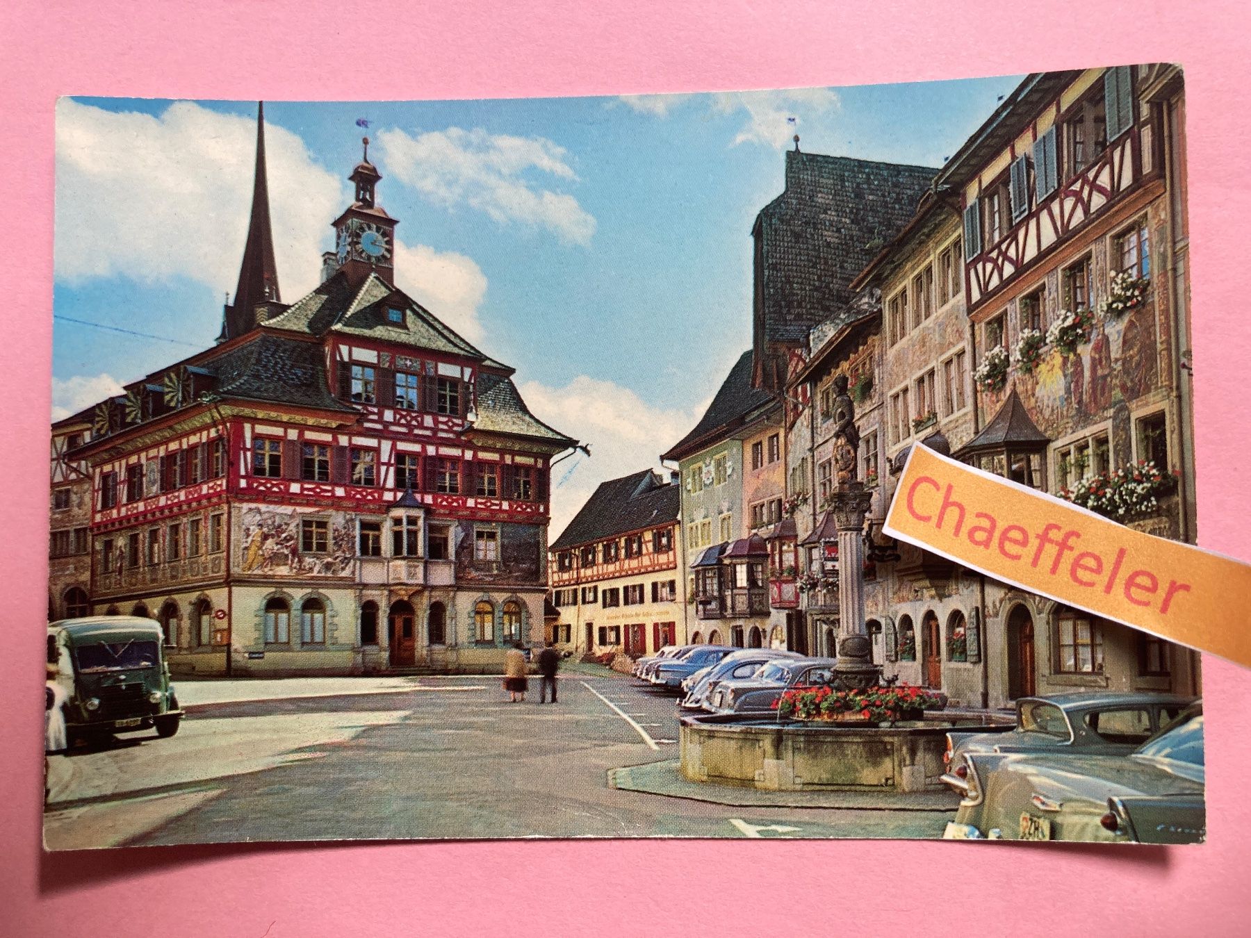 Ansichtskarten: 131. Stein am Rhein mit Rathaus – Gebraucht aus Zürich von Chaeffeler