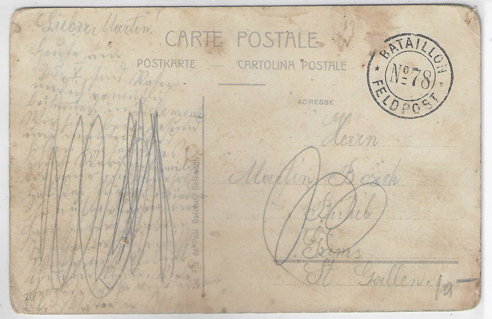 Cartoline postali: Delemont - Vue generale – Difettoso da Ettingen venduto da Kartenplanet 1