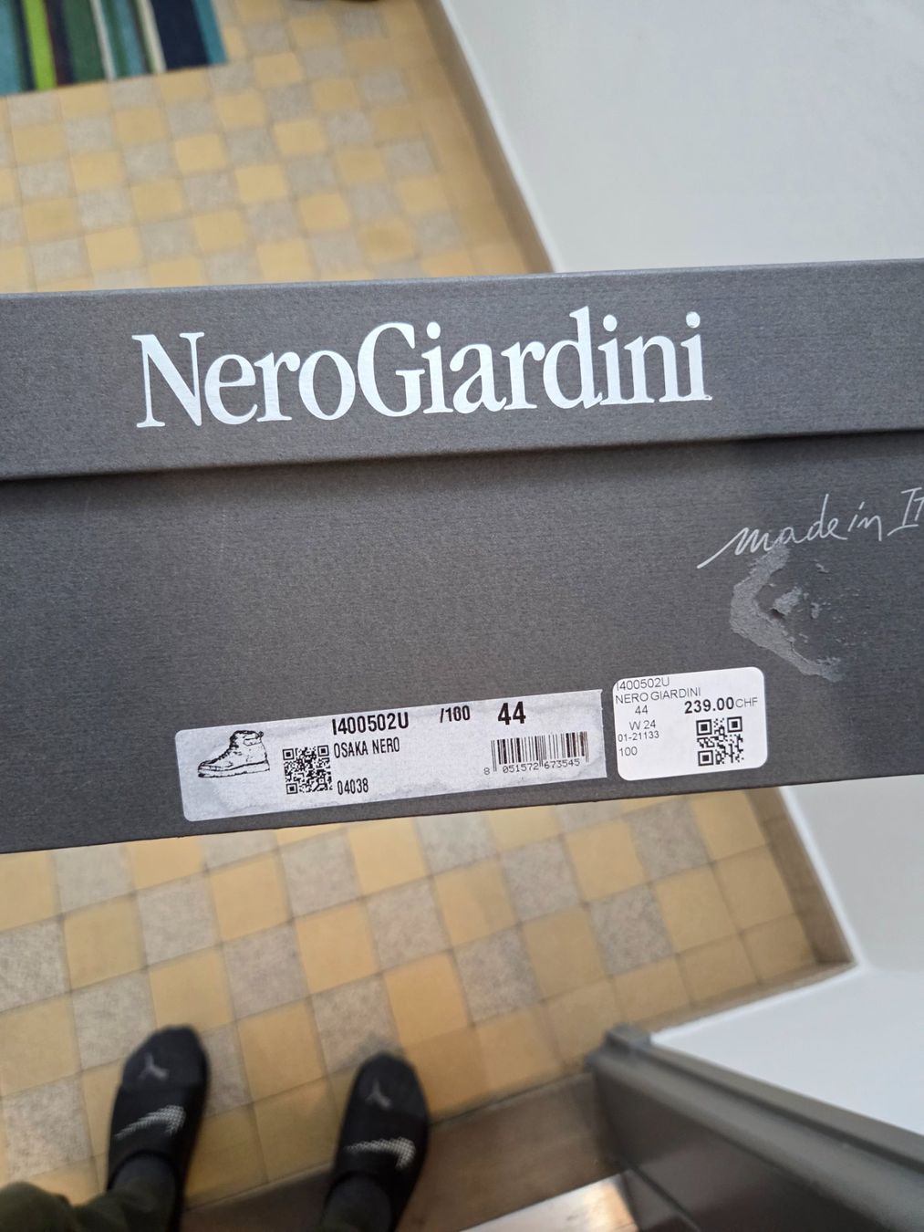 Scarpe da uomo: Chaussure montante NeroGiardini – Nuovo e nell'imballaggio originale da Neuchâtel venduto da Stwatch 8