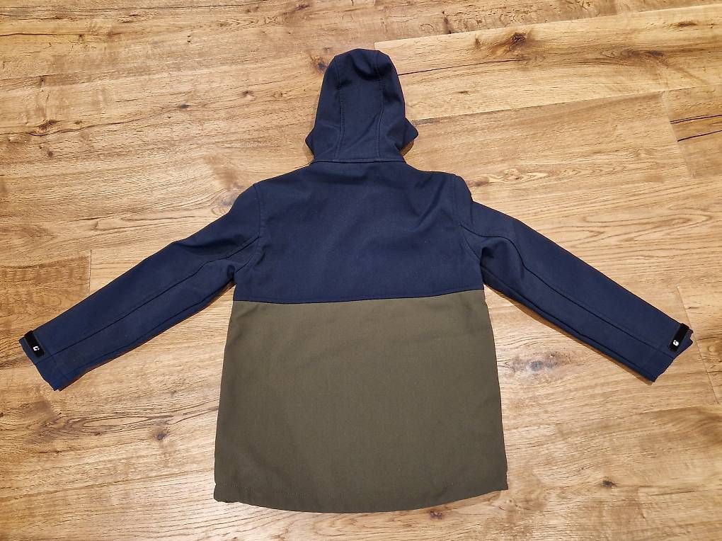 Giacche & Cappotti: Softshelljacke, Grösse 128, dunkelblau/grün  – Usato da Neuenkirch venduto da mon_h55c 3