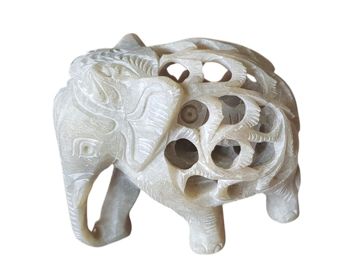 Statuette: antiker Elefant Stein – Usato da Mörschwil venduto da antiksalon21