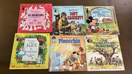 Walt Disney Schallplatten mit Buch 60/70er Jahre 🎵📚 Top!