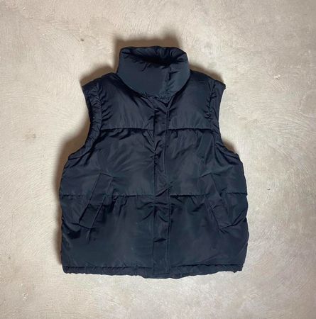 Doudoune sans manches noire bershka