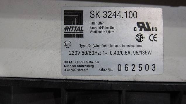 Rittal Componenti elettronici: Lüfter SK3244.100 Rital – Usato da Thun venduto da Estell 3
