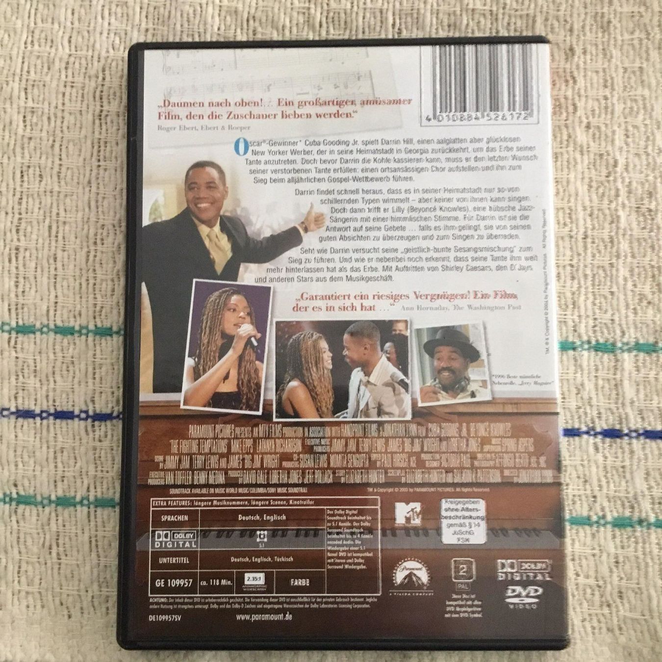 Tutti i DVDs: The Fighting Temptations - Dvd – Nuovo (secondo la descrizione) da Blauen venduto da berlingo65 1