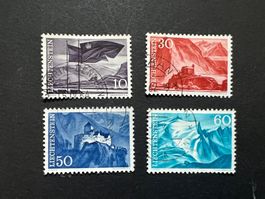 FL 1960 No. 326/328/330+331 schöer Eckstempel   (4570)