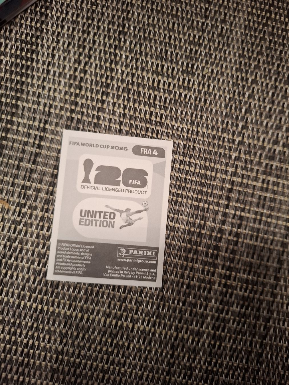 Panini Sammelbilder & Trading cards: Panini – Neu und originalverpackt aus Plan les ouates von Braun_charly 1