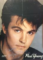 Paul Young 1956- Autogramm signiert Magazinbild 20x30cm