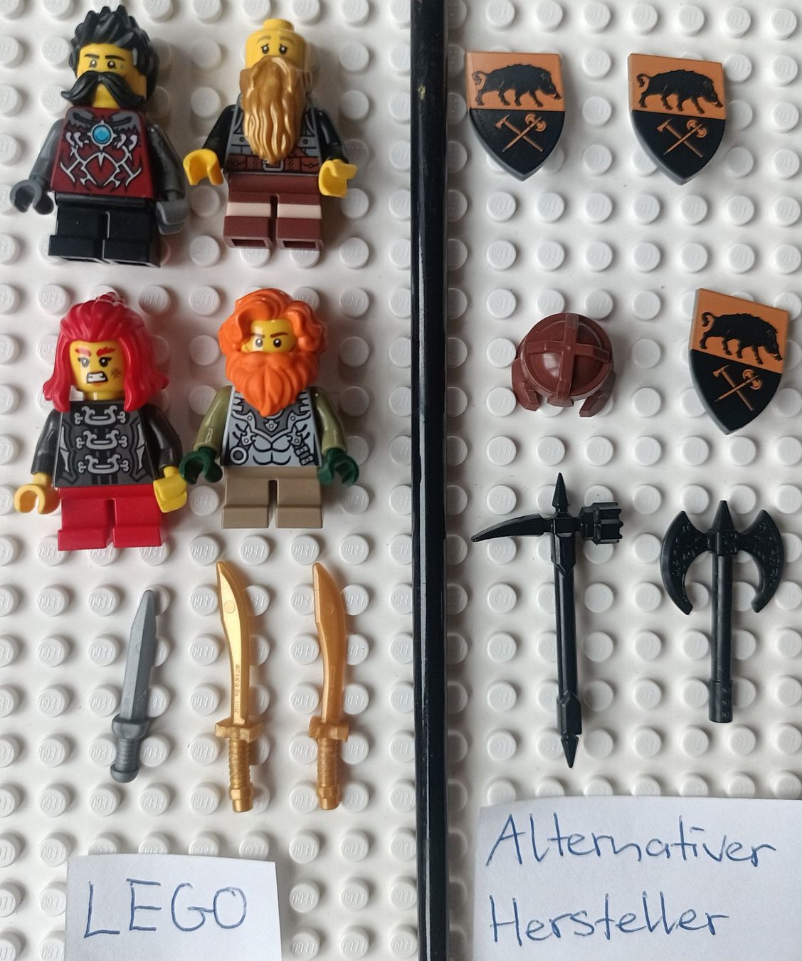 Lego Statuette: Lego Castle 13 - Zwerge Battlepack - Eigenkreation – Usato da Hasle b. Burgdorf venduto da fzu_p9cf 1