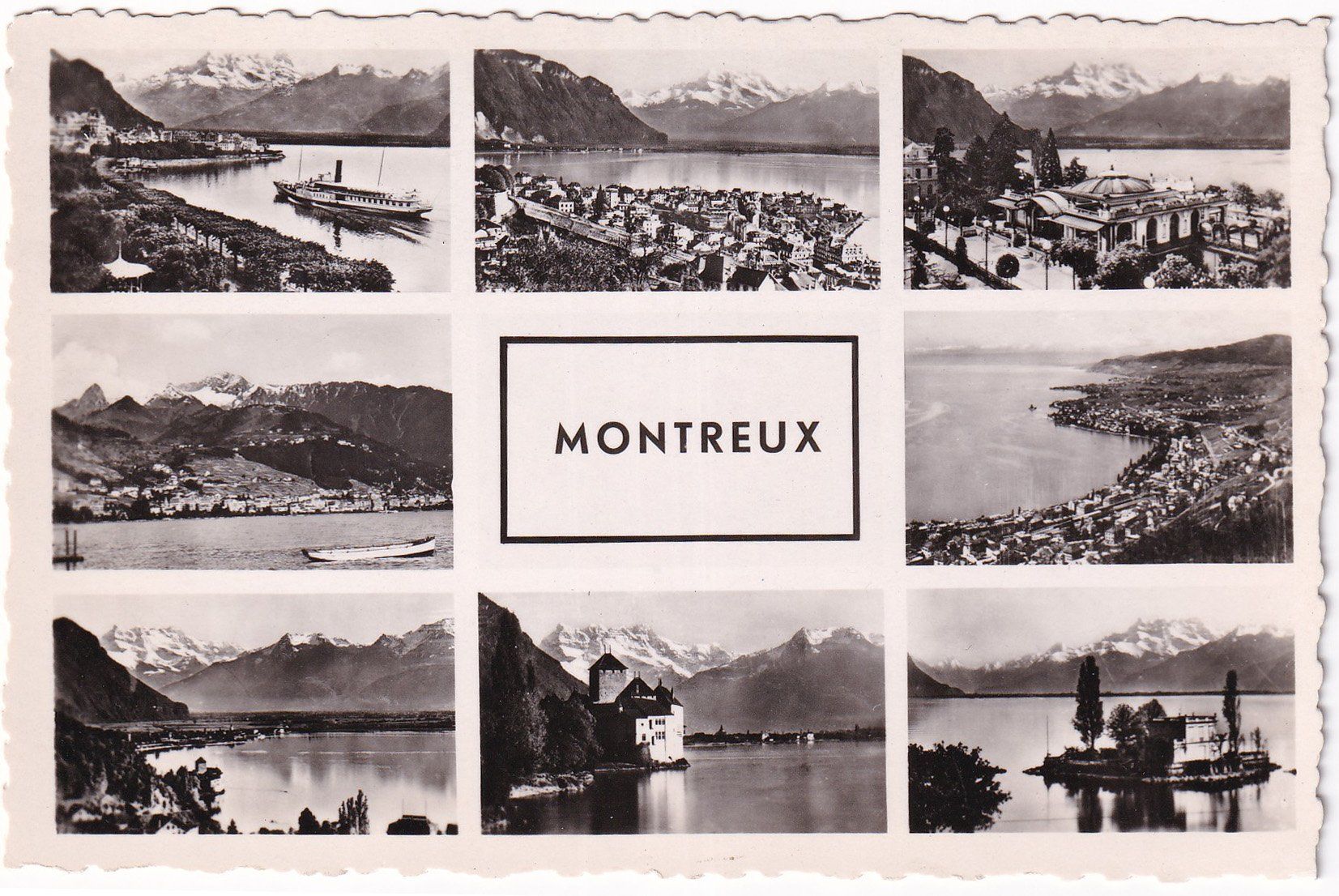 Cartoline postali: Montreux Multivues – Usato da Cormoret venduto da Pascalll2001