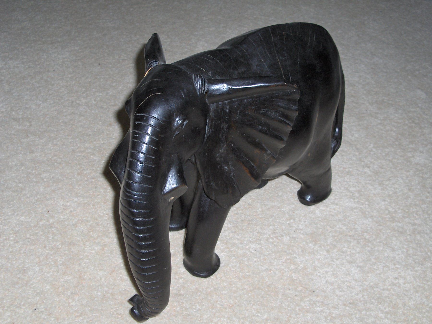 Sculture & Statue: Wunderschöner, grosser Elefant aus Urwaldholz – Usato da Unterägeri venduto da R_66 2