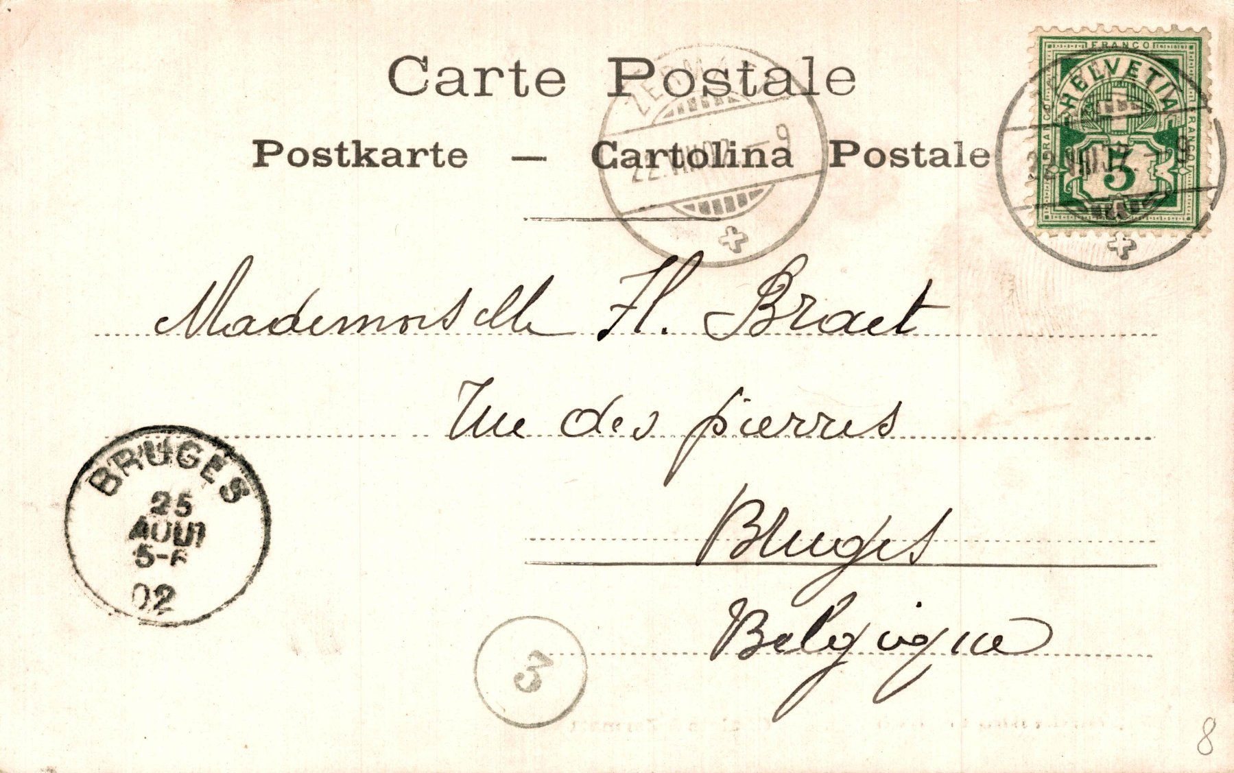 Cartoline postali: Chalets à Zermatt – Usato da Bronschhofen venduto da Astore 1