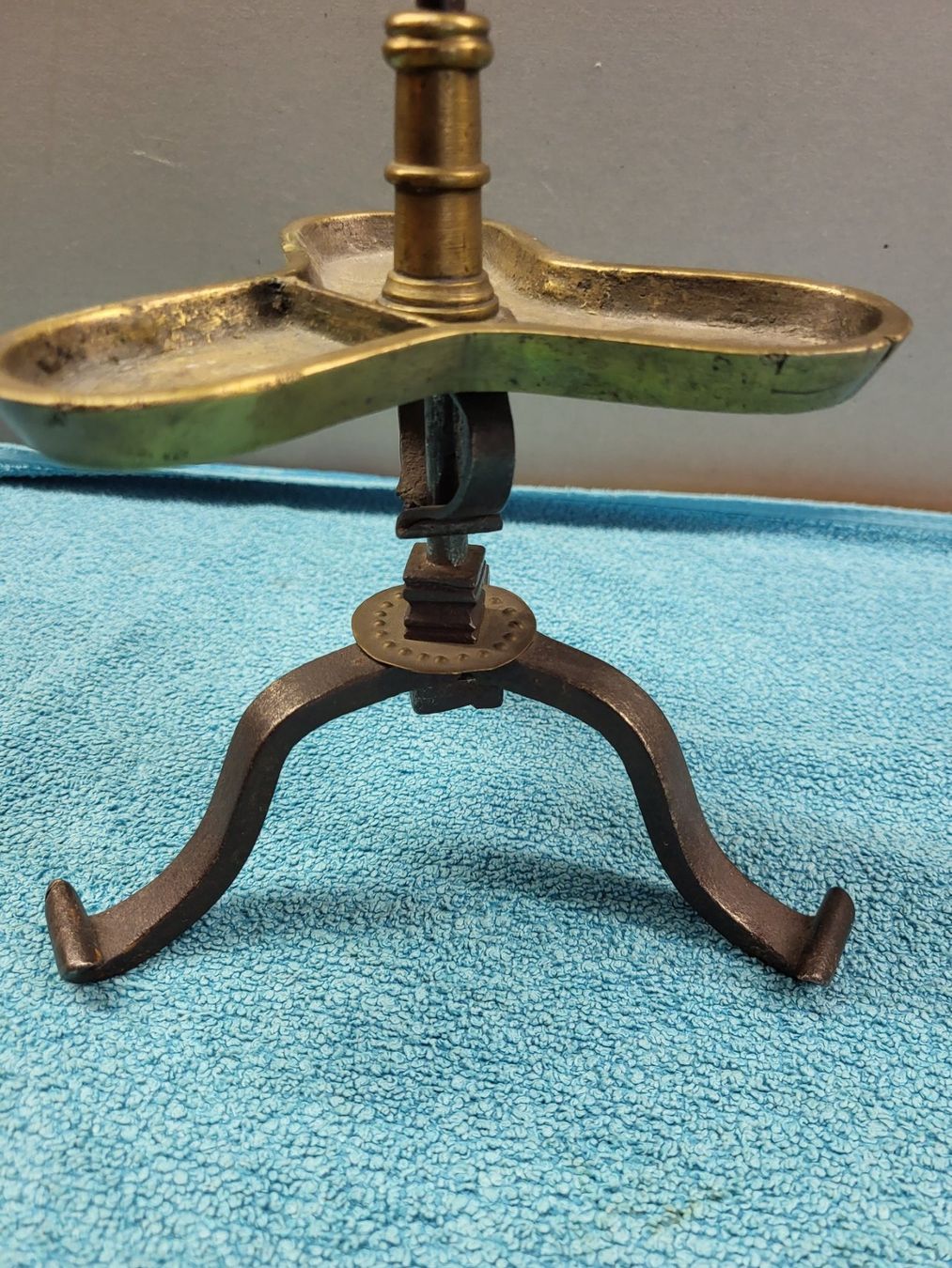 Lampade: Antike Alpenländische Talg Lampe – Usato da Degersheim venduto da Sonnenbiene55 3