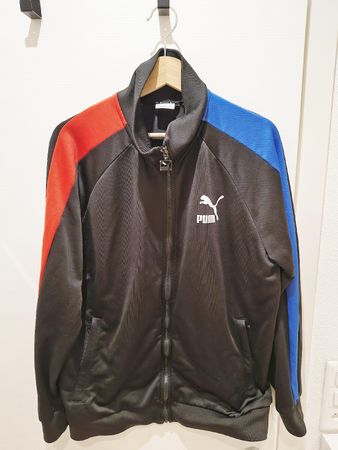 Felpa con zip Puma edizione limitata Track 68 nera