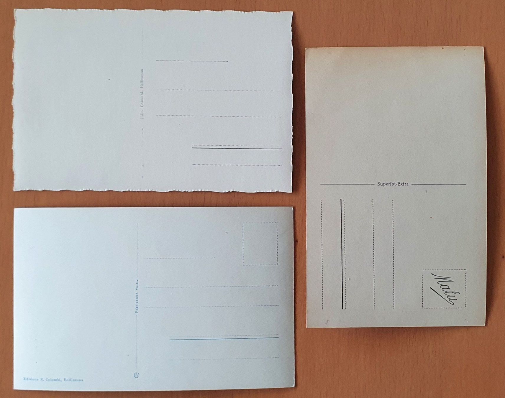 Cartoline postali: 3 Ansichtskarten Bellinzona – Usato da Kreuzlingen venduto da Rschweiz1 1