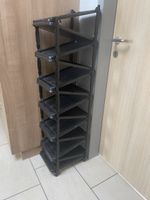 Schuhregal, platzsparend mit Rollen 