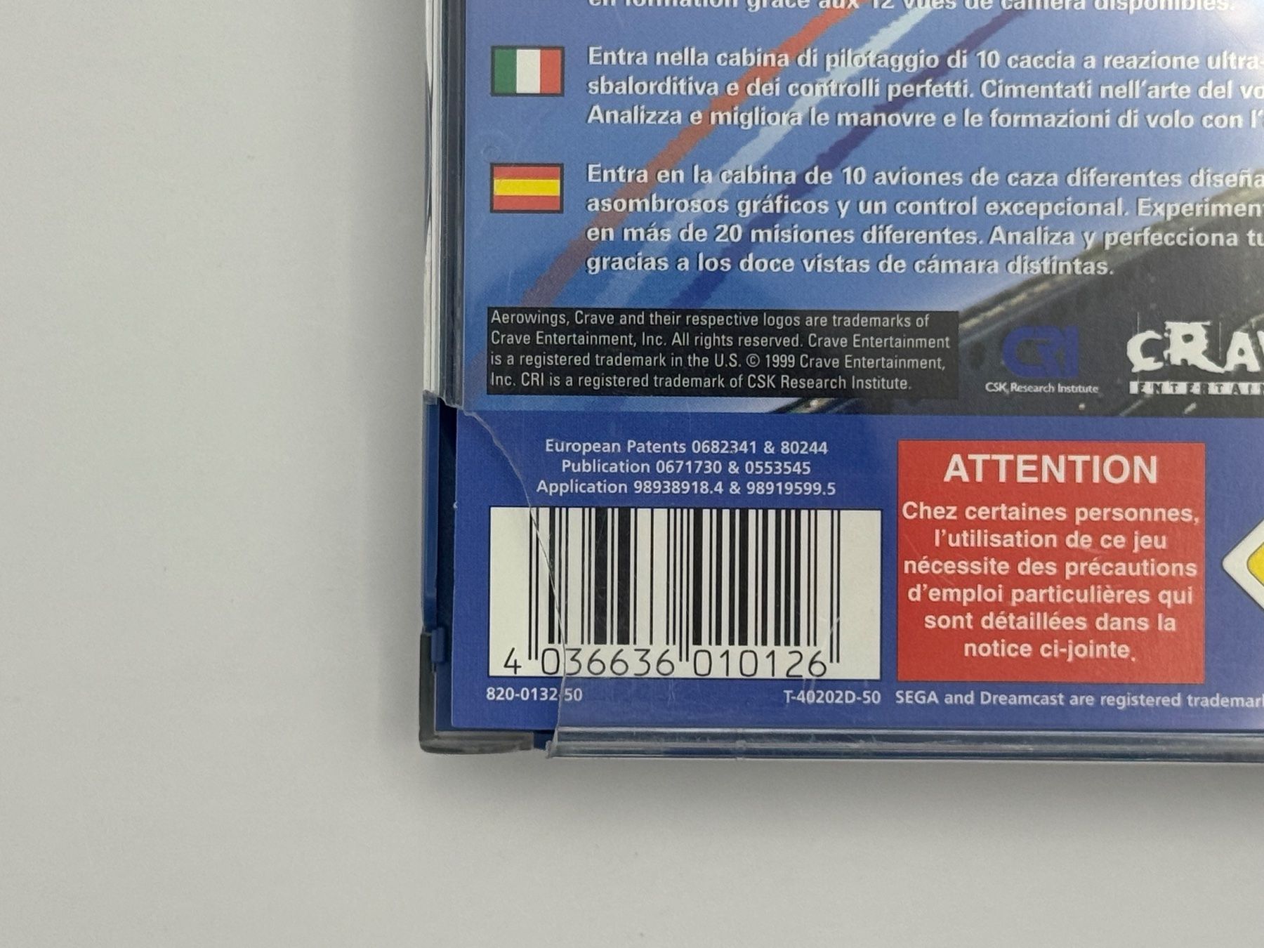 Sega Spiele: Dreamcast Aerowings – Gebraucht aus Bettlach von awi_7jcb 4