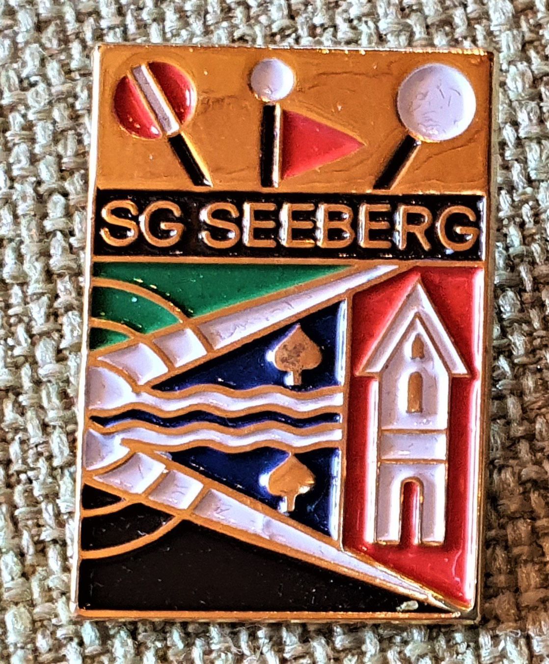 Placchette & Badge: L355 - Pin Schützen Gesellschaft SG Seeberg – Usato da Reinach BL venduto da Boston-Verkauf