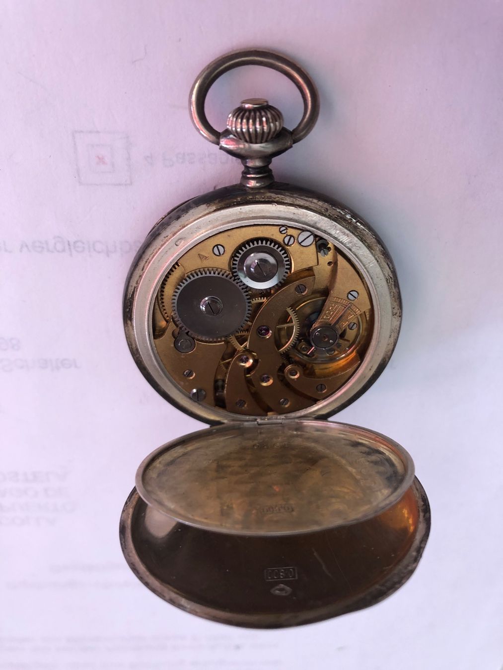 Uhren: Vintage Taschenuhr Silber – Gebraucht aus Biel/Bienne von winnertaco 3