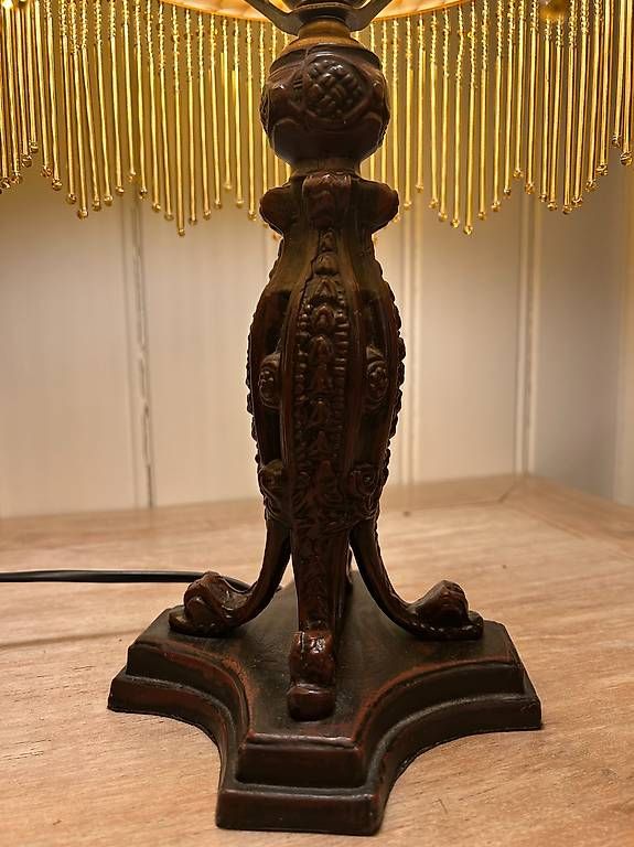 Lampade: Jugendstil Tischlampe UNIKAT – Usato da St. Gallen venduto da matasurf 3