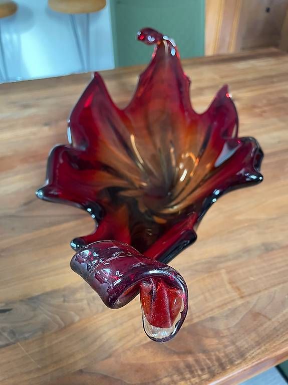 Murano Bicchieri: Muranoschale in Rottönen – Usato da Neerach venduto da Allerlei_2009 2