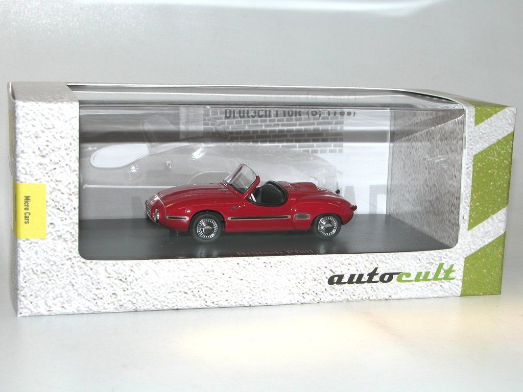 Modellini d'auto: BRÜTSCH PFEIL MICRO CAR 1956 BUBBLE RED 1:43 CULT – Nuovo e nell'imballaggio originale da Suhr venduto da Moebelsiralfred 2