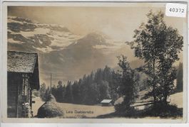 Les Diablerets - Chalets mit Heustock