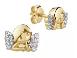Gold 333 Ohrschmuck Ohrringe Engel