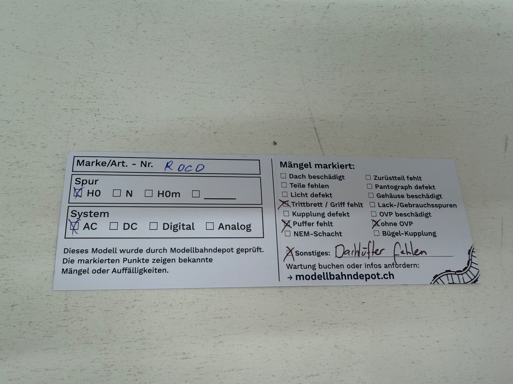 Roco Modelleisenbahnen: SBB EW 2 Personenzug Roco – Gebraucht aus Büsserach von ModellbahnDepot 2