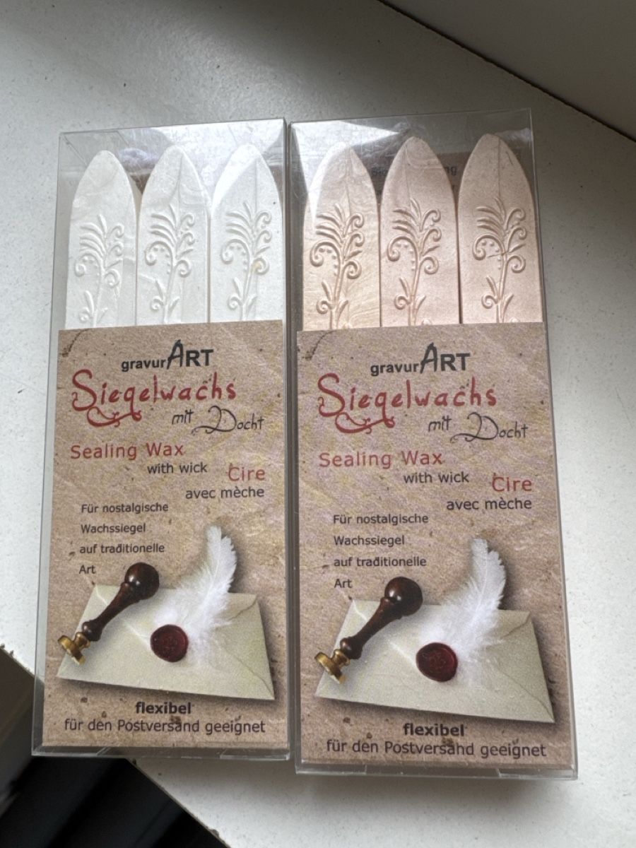 Bougies: Siegelwachs 6x mit docht – Neuf (Voir description) à Zürich par funkelnderstern