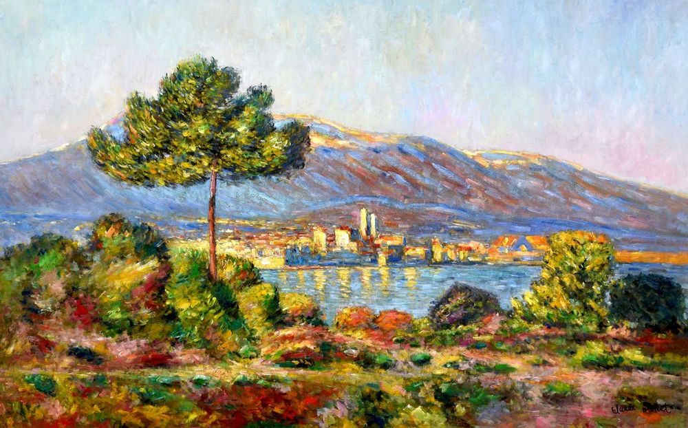 Monet Blick auf Antibes von Notre Dame | Kaufen auf Ricardo