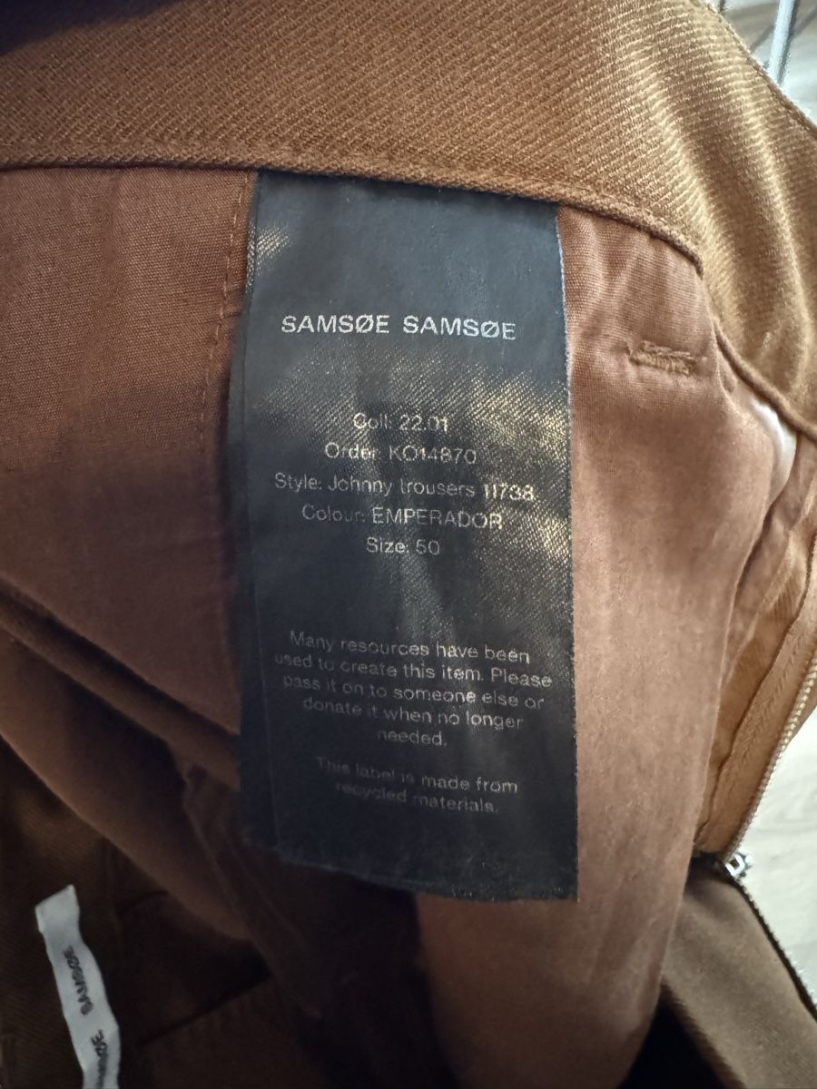 Samsøe Samsøe Hosen: Hose von Samsoe Samsoe Herren Grösse 50 – Gebraucht aus Zug von Deimar93 2