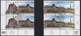 1217-1219** in zwei Viererblöcken mit FD-Stempel