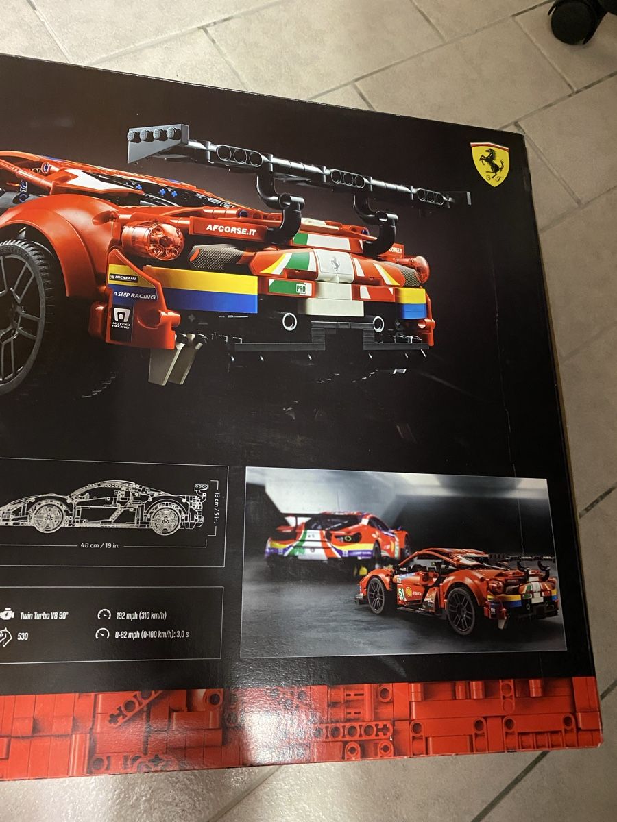 Lego Kit di costruzioni: Ferrari 488 GTE "AF Corse #51". – Nuovo e nell'imballaggio originale da Wil SG venduto da Wizard5 4