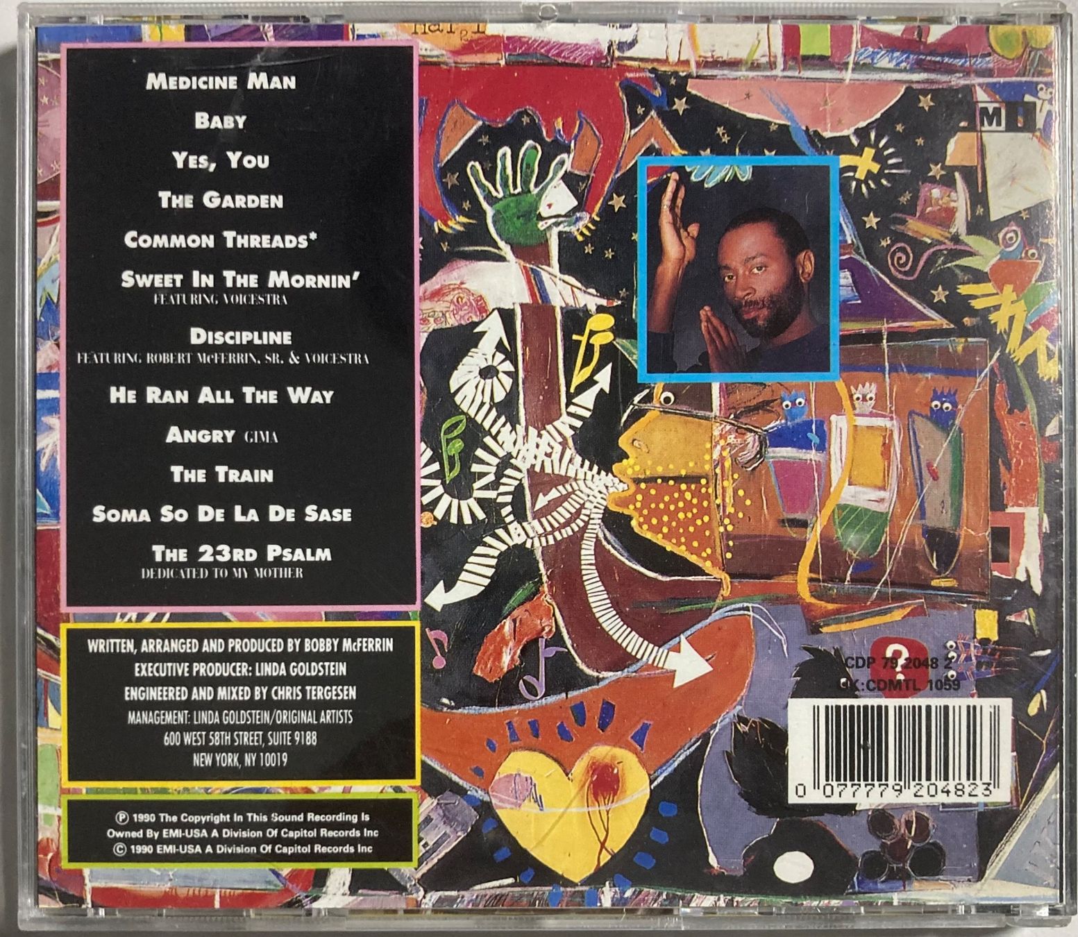 CD: BOBBY MCFERRIN - MEDICINE MUSIC – Usato da Poliez-Pittet venduto da Newtown-Records 1