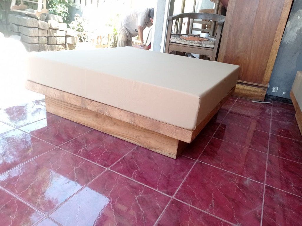 Sofas: Gartengarnitur 2 Sofa 1 Tisch 1 Ottoman Teakholz Gartensofa – Neu und originalverpackt aus Daisendorf von Wohn-Kult 2