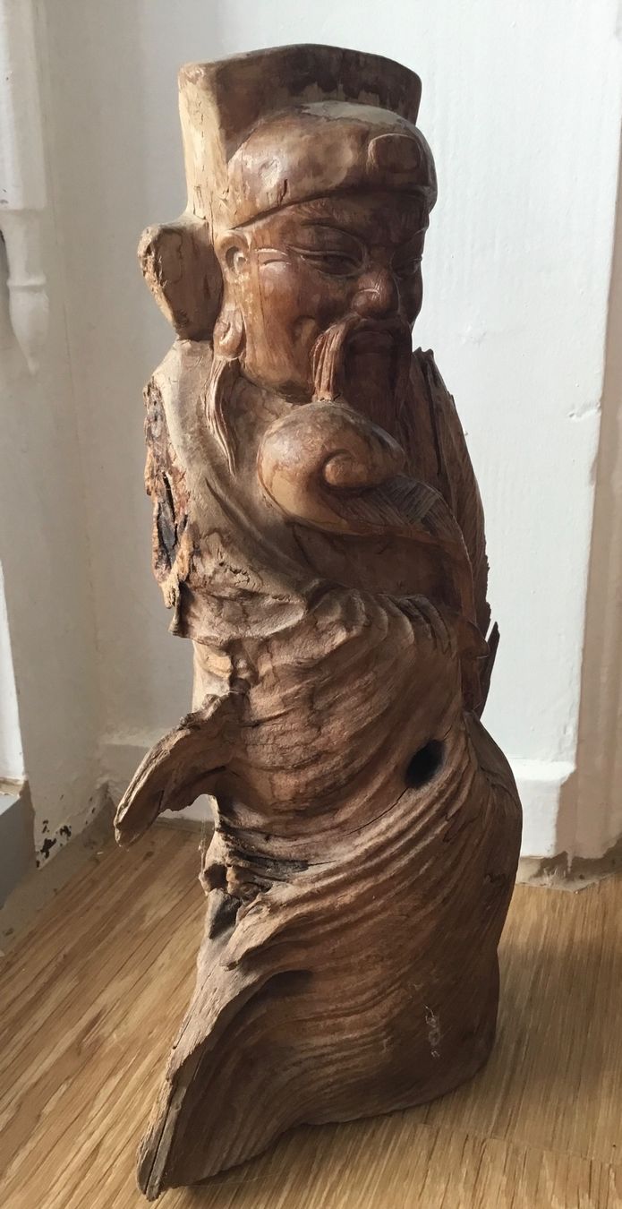 Skulpturen & Statuen: Asiatische Holzskulptur – Gebraucht aus Schlieren von Jeajet 4